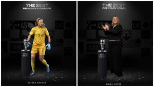 Ganadoras Premios The Best 2024: Alyssa Naeher la Mejor Portera, Emma Hayes la Mejor Entrenadora y Aitana repite como Mejor Jugadora