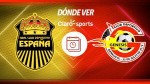 Real España vs Génesis en vivo: horario, dónde ver y todo sobre el partido de semifinales de la Liga de Honduras