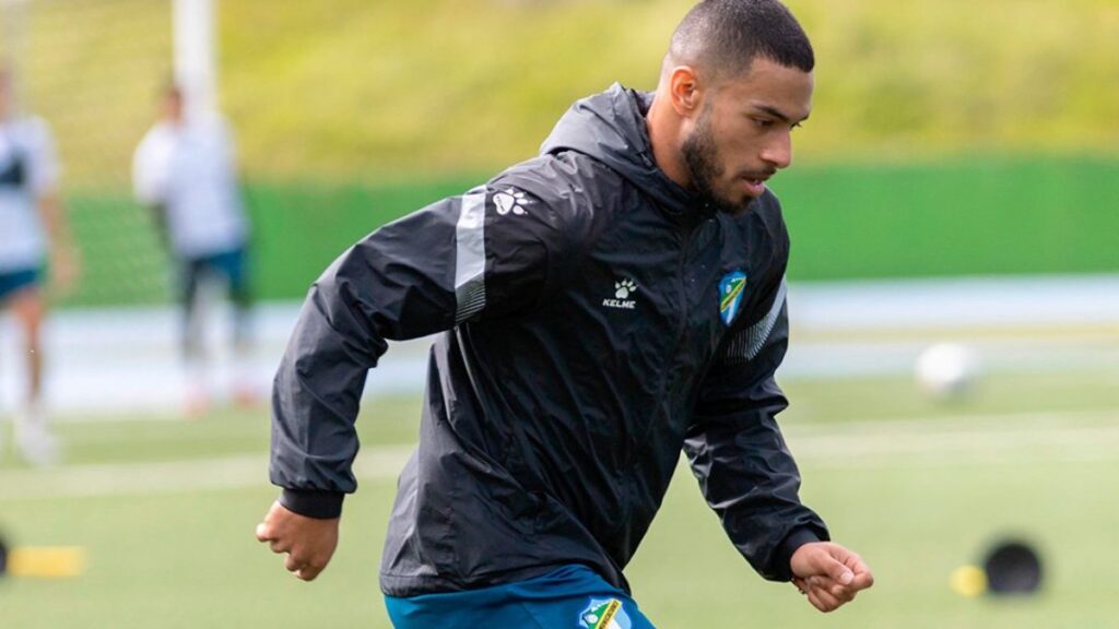 Marco Domínguez, en su primer entrenamiento. (Comunicaciones X)