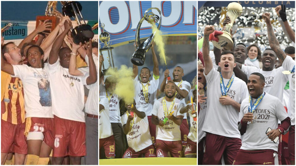 Celebraciones de los títulos del Deportes Tolima. - Vizzor Image.