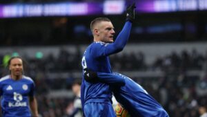 Jamie Vardy y su picante festejo a los hinchas del Tottenham: les recuerda su título de Premier League