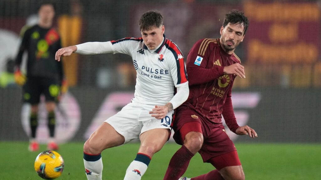 Roma vs Genoa (AP)