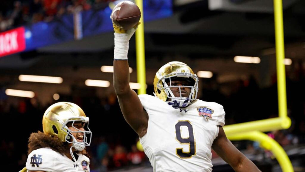 Notre Dame derrota a Georgia en el Sugar Bowl y enfrentarán a Penn State en el Orange Bowl