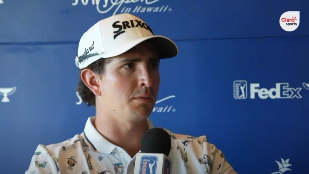 Nicolás Echavarría, sobre su actuación en el Sony Open Hawaii: "Tuve la oportunidad de casi ganar el torneo"