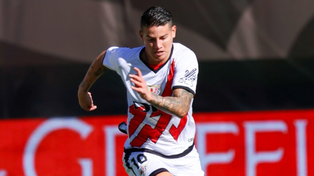 James Rodríguez con el Rayo Vallecano | @RayoVallecano.