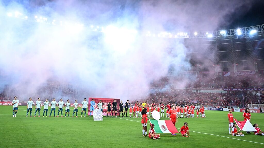 Impresionante entrada en el Estadio Beira-Rio para el duelo entre Inter y México