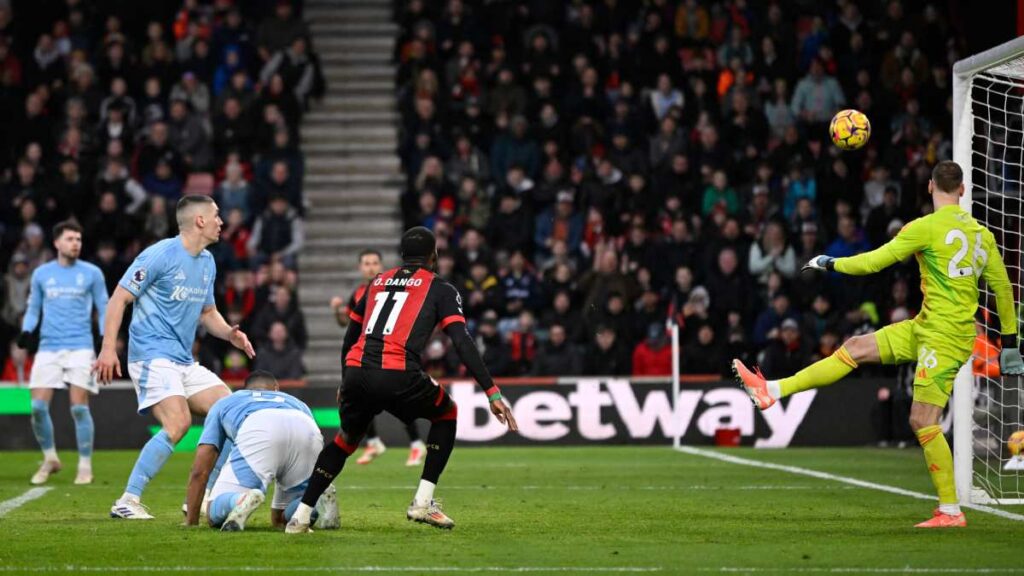 Sorpresa en la Premier League: Notthingham Forest sucumbió por 5-0 ante el Bournemouth en la jornada 23 de la Premier League
