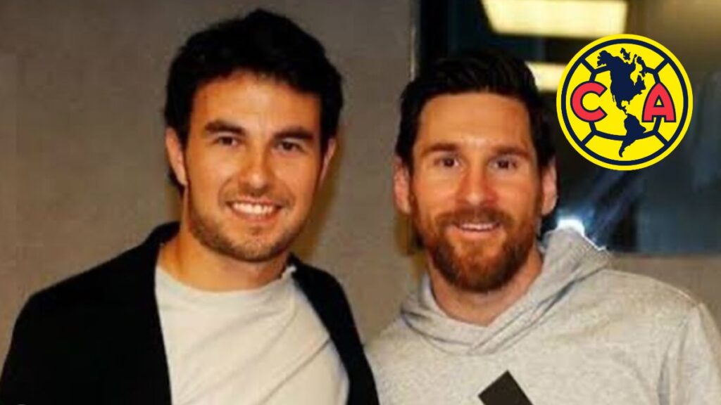 Checo Pérez y Leo Messi