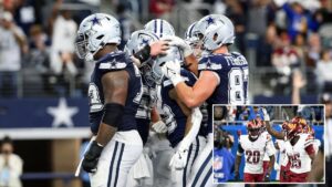 Otra humillacion para los Cowboys: Washington sale de esta lista histórica de sequías en playoffs