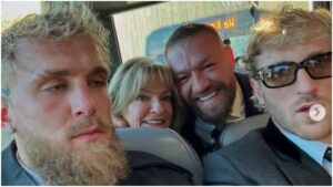 Conor McGregor lima asperezas con Logan y Jake Paul tras aparecer en la toma de protesta de Donald Trump