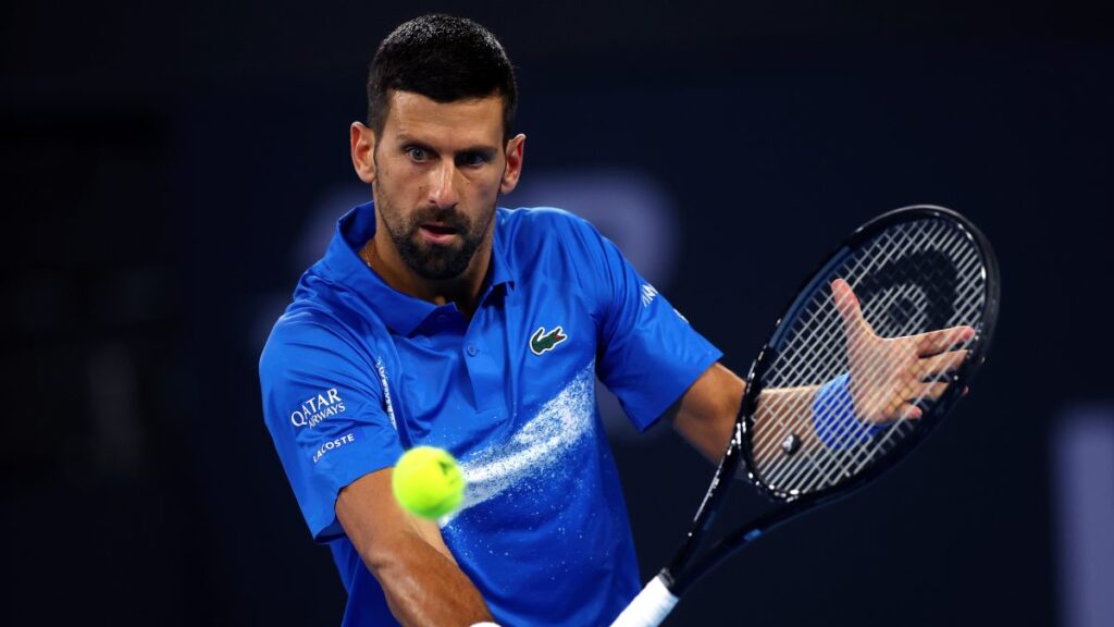 Novak Djokovic consigue su triunfo 20 sobre Gael Monflis