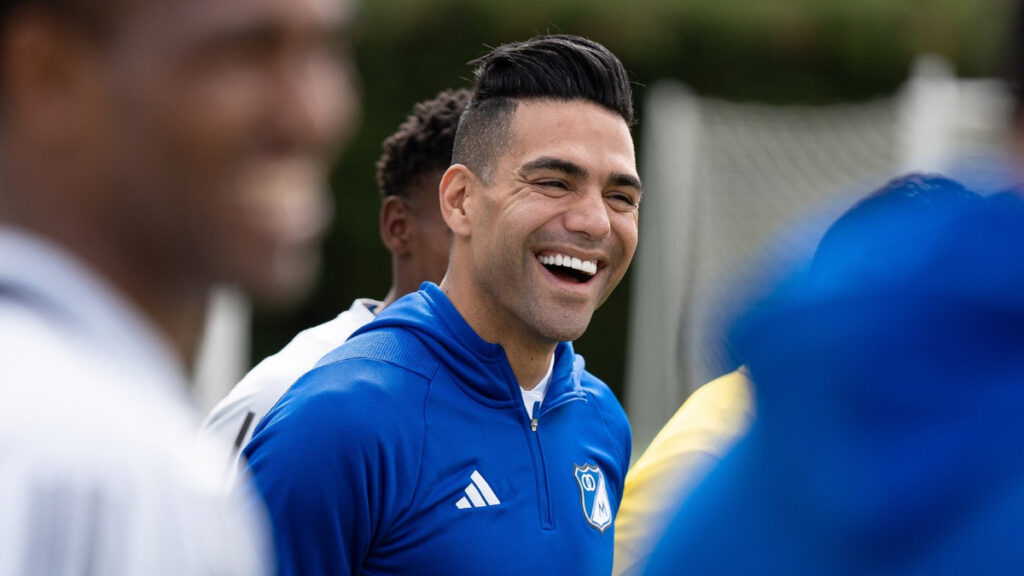 Falcao García, en su primer entrenamiento de 2025. - @MillosFCoficial.