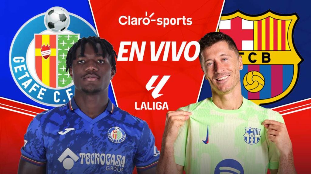 Getafe vs Barcelona, en vivo online LaLiga por Claro Sports