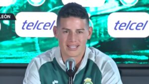 James Rodríguez es presentado con el León: “Yo soy uno más y vengo a hacer las cosas bien”