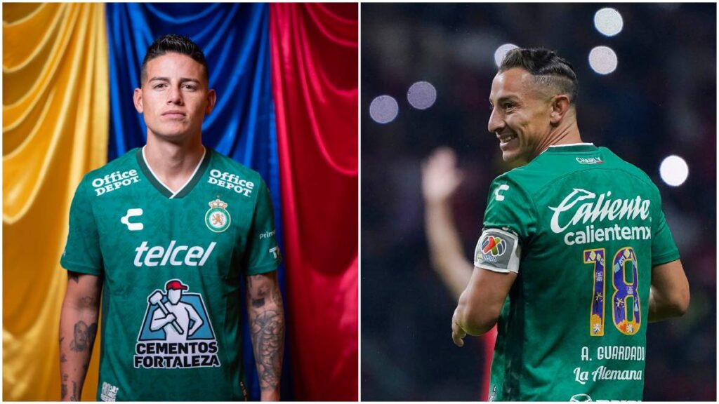 James Rodríguez y Andrés Guardado, la dupla del León | Imago7