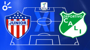 Posibles alineaciones del Junior vs Deportivo Cali en la Liga BetPlay 2025-I