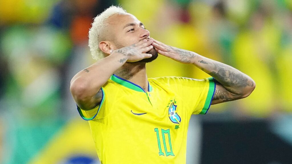 Neymar Jr. al Santos de Brasil