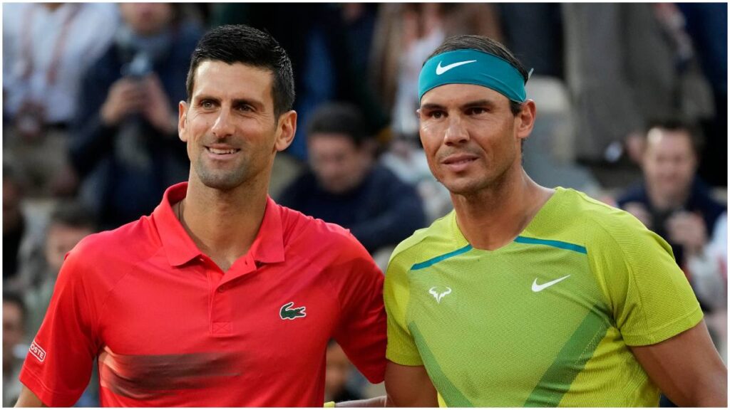 Novak Djokovic y Rafael Nadal | AP