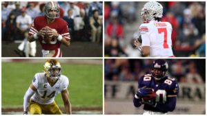 Joe Montana, Cris Carter, Cam Heyward, Zack Martin y los jugadores de Notre Dame y Ohio State que fueron estrellas del pasado y el presente en la NFL