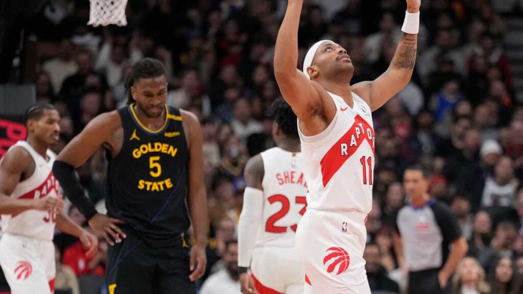 Los Raptors se hacen de una sorpresiva victoria en casa ante los Warriors de Stephen Curry