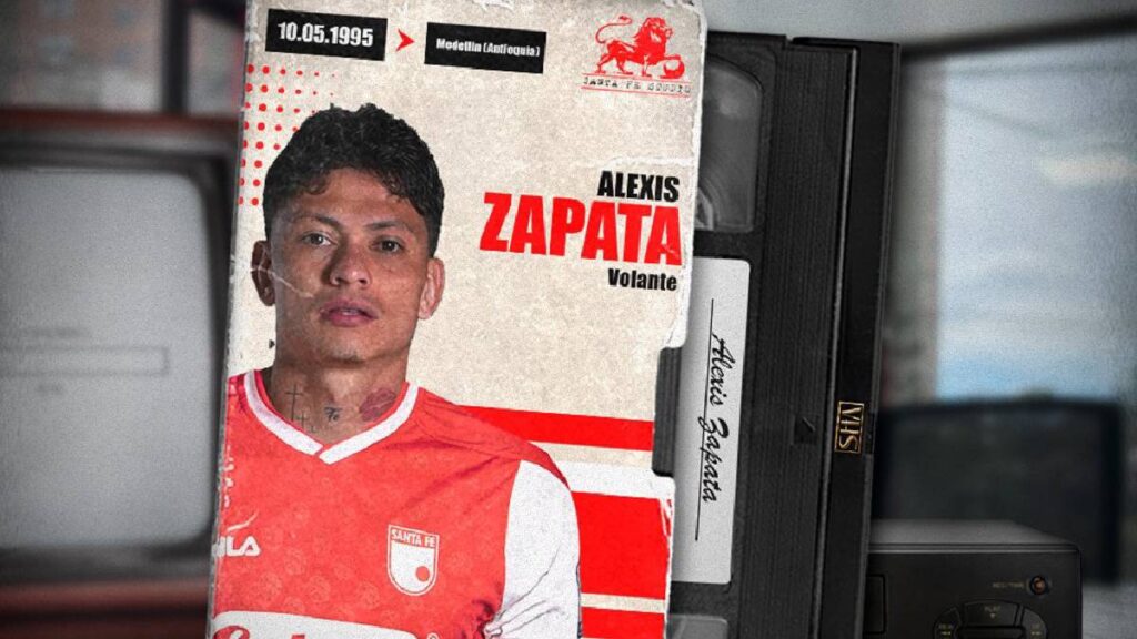 Alexis Zapata nuevo jugador de Independiente Santa Fe / Foto: Santa Fe