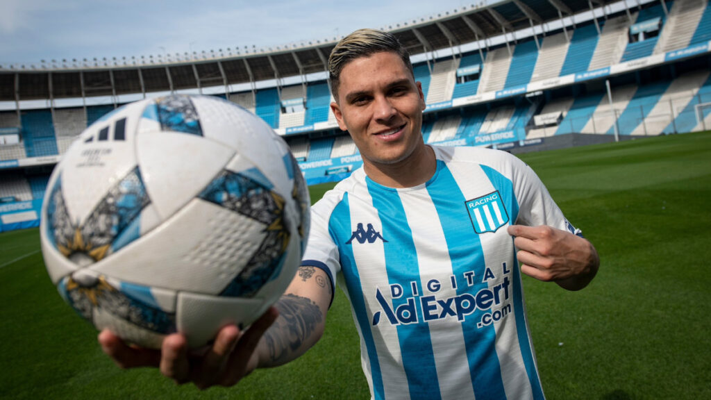 Juan Fernando Quintero. - @RacingClub.