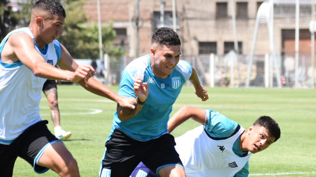 Un entrenamiento de Racing de Avellaneda. - @RacingClub.