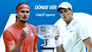 Jannik Sinner vs Alexander Zverev, en vivo: Horario y dónde ver por TV la final varonil del Australian Open 2025