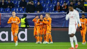 El Brest no puede contra el Shakhtar y su pase directo a los octavos de la Champions se mantiene en duda