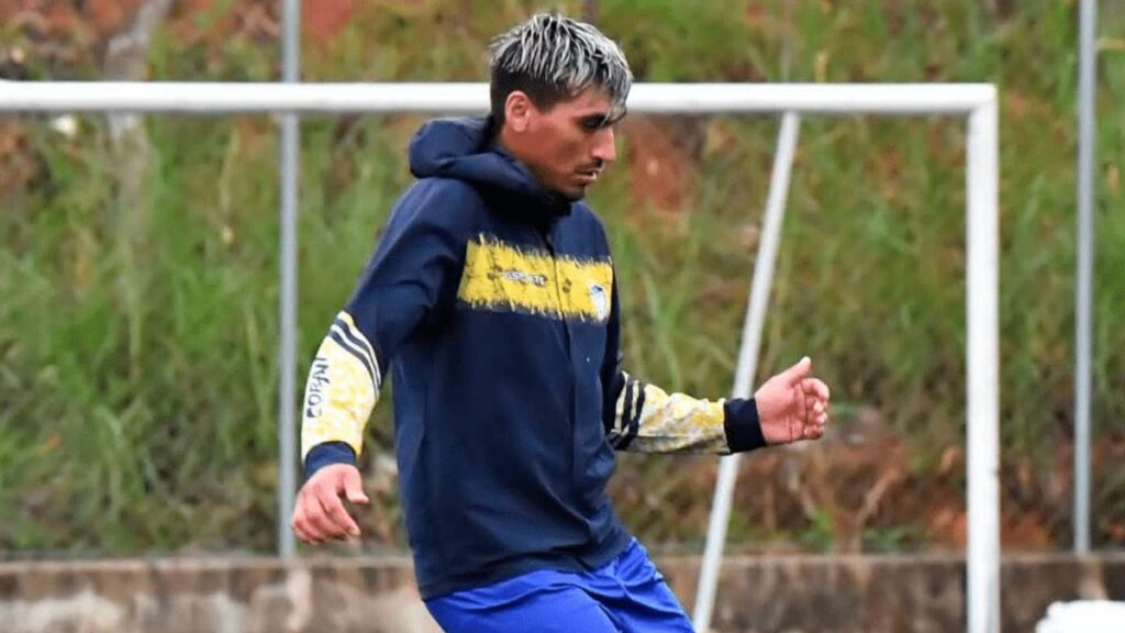 Morán, durante un entrenamiento. (Cobán)