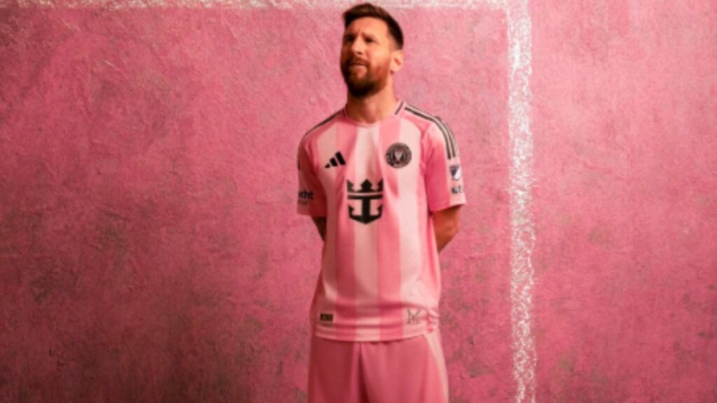 Lionel Messi fue el 'modelo' para presentar la nueva equipación del Inter Miami, denominada como 'Euforia'