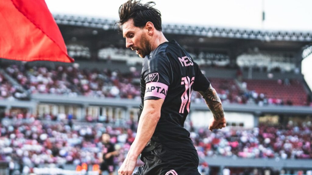 Leo Messi, durante un amistoso de pretemporada. (Inter Miami)