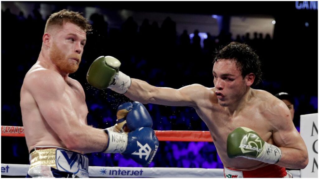 Canelo Álvarez y Julio César Chávez Jr | AP