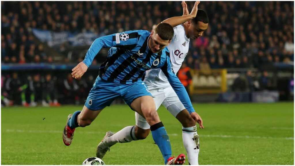 Club Brujas y Aston Villa tienen un duro partido de Champions League | Reuters
