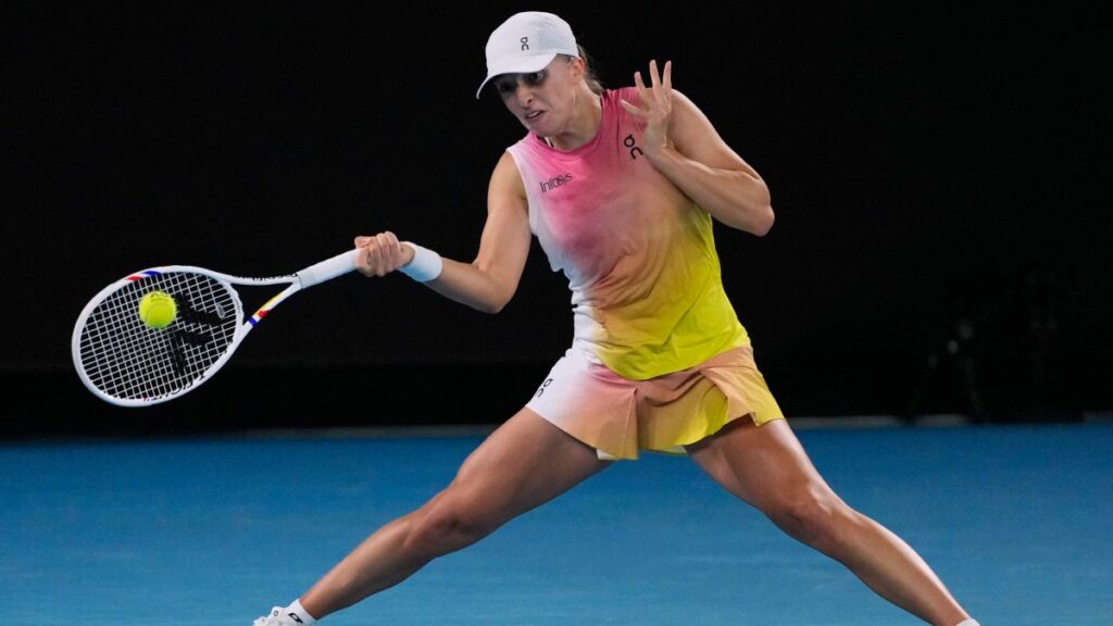 Iga Swiatek se impuso 6-0 y 6-2 ante Dayana Yastremska para instalarse en los octavos de final de Indian Wells.