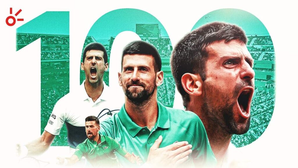 Novak Djokovic alcanzó su título número 100 como tenista profesional: Lista completa de títulos y cómo se han repartido