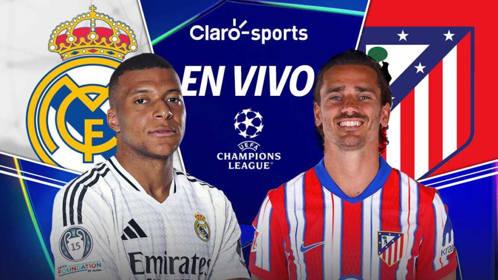 Real Madrid vs Atlético de Madrid en vivo la UEFA Champions League 2025