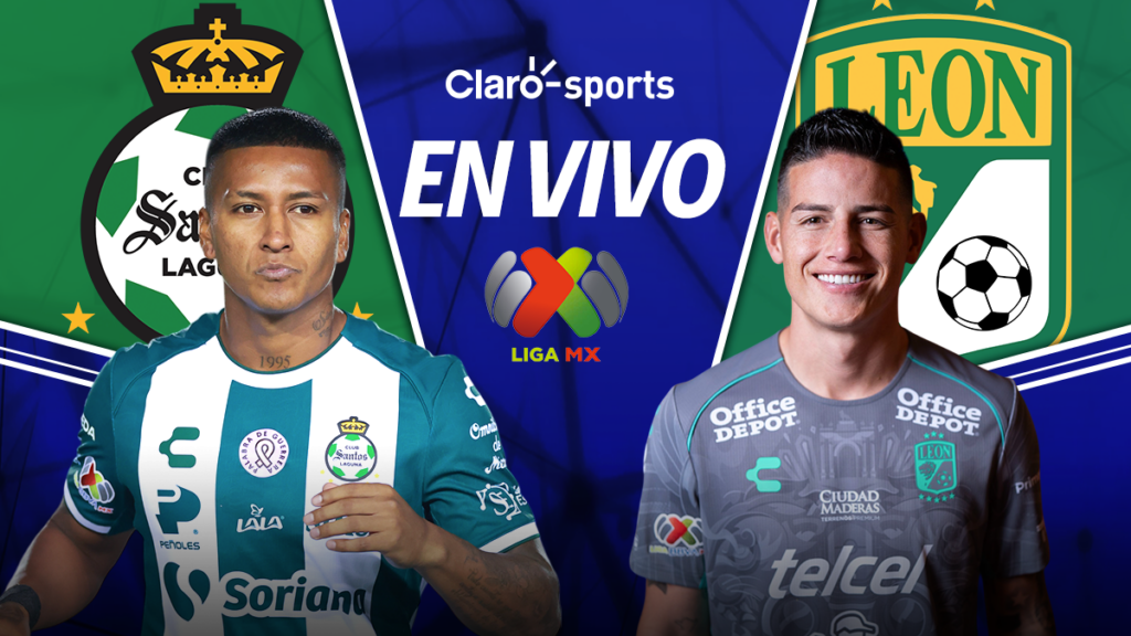 Santos Laguna, el peor equipo del Clausura 2025, recibe la visita de los Esmeraldas del León de James Rodríguez, el actual líder del certamen.