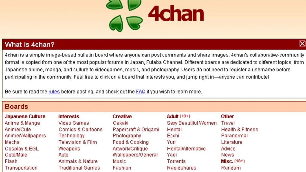4 Chan fue hackeado y se filtró toda su base de datos | X: @Dexerto