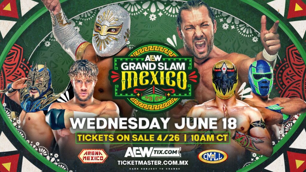 ​AEW llega a México con el Grand Slam 2025: ¿Cuándo es y dónde comprar boletos?​