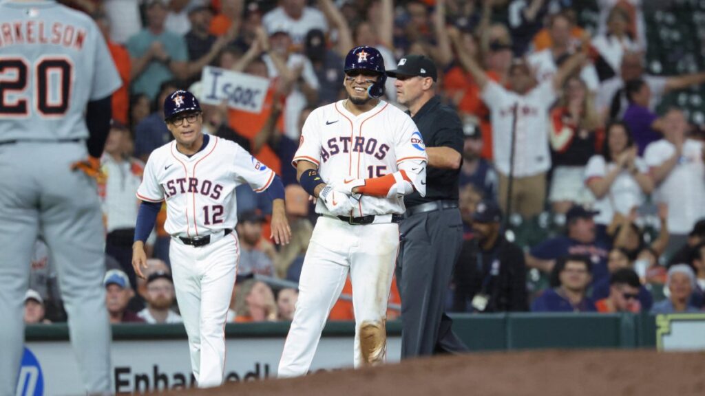 Isaac Paredes logra el tercer triple de su carrera y ayuda a los Astros a vencer a los Tigres