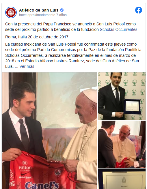 Papa Francisco: El mensaje de felicitación al América y todas las playeras del fútbol mexicano que recibió