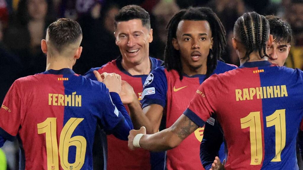 Robert Lewandowski, delantero del Fútbol Club Barcelona