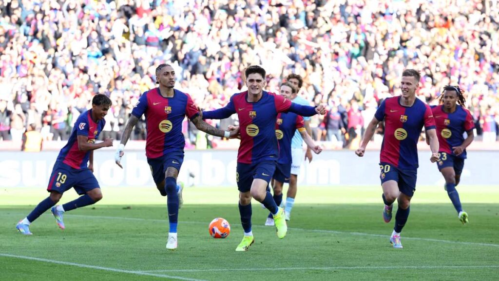 Barcelona remontó al Celta de Vigo para llevarse un partido en el que el polaco Robert Lewandowski salió lesionado