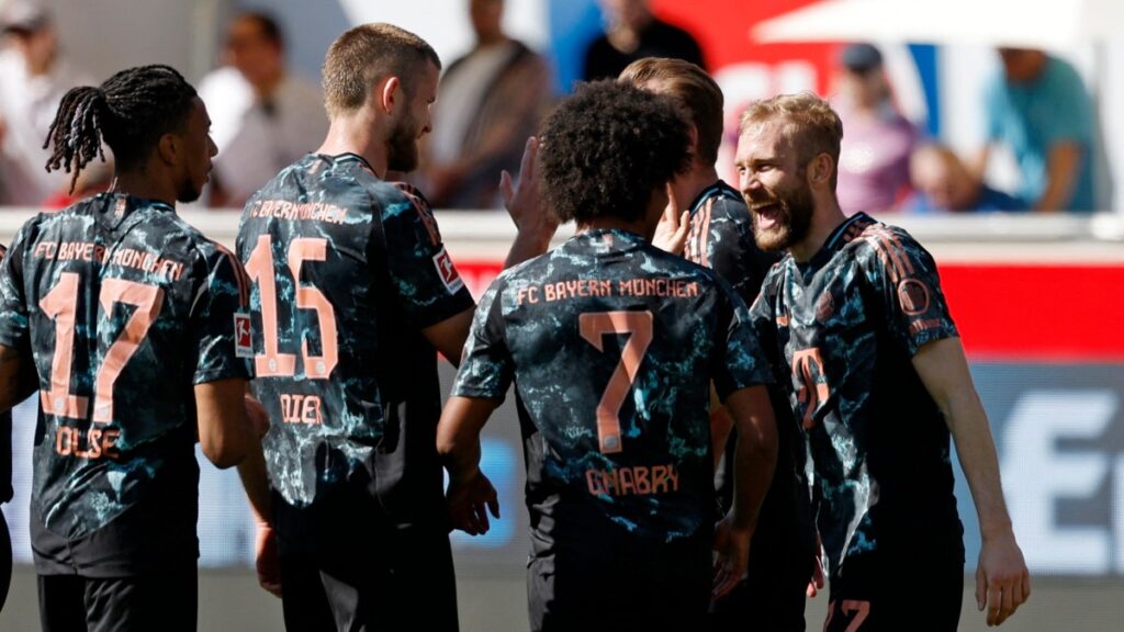 El Bayern se redime tras caer ante Inter y golea en Bundesliga