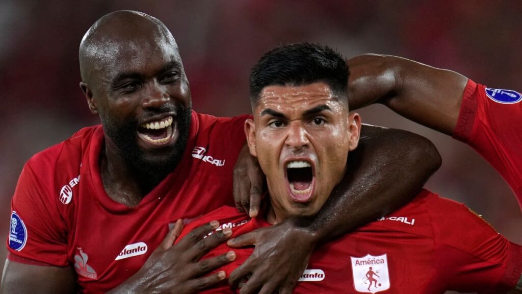 Jugadores del América, celebrando | AP.