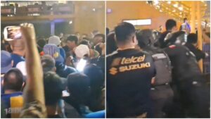 Aficionados auriazules provocan incidente afuera del Estadio Universitario previo al Tigres ante Pumas