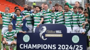 Celtic conquista su título 55 en la liga de Escocia y empata el récord de Rangers