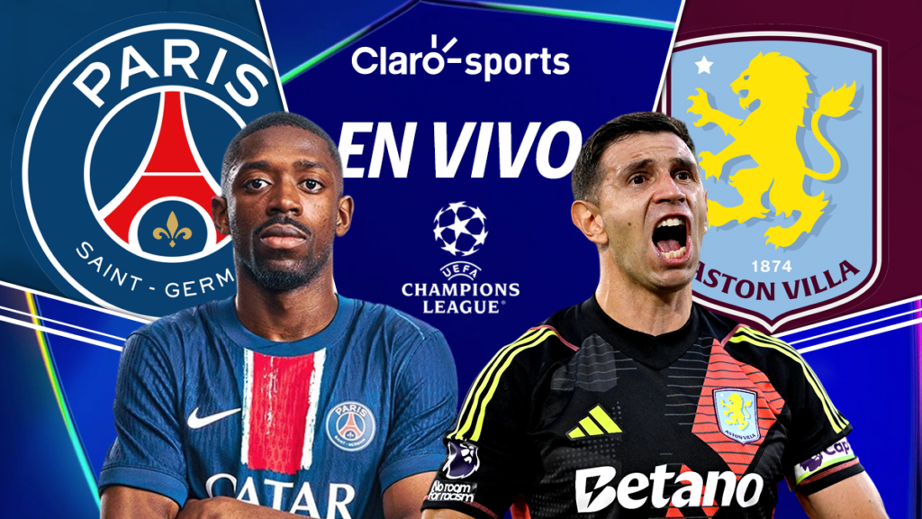 PSG vs Aston Villa en vivo la Champions League 2024-2025 | Claro Sports