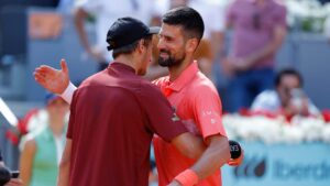 Novak Djokovic cae ante Matteo Arnaldi y Madrid pierde otro favorito